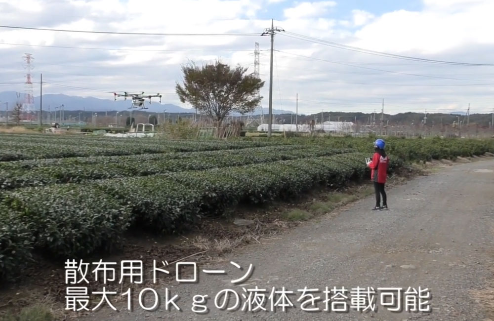 【ドローン活用事例】狭山茶スマート農業を撮影